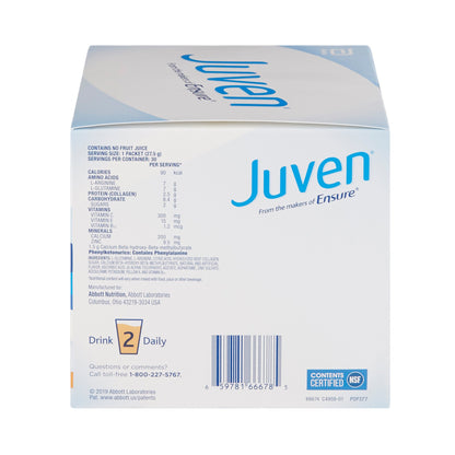 Juven Orange Oral Supplement Powder 0.98 oz Individual Packet for Wound Support