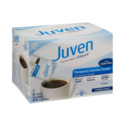 Juven Unflavored Oral Supplement Powder 0.82 oz Individual Packet for Wound Support