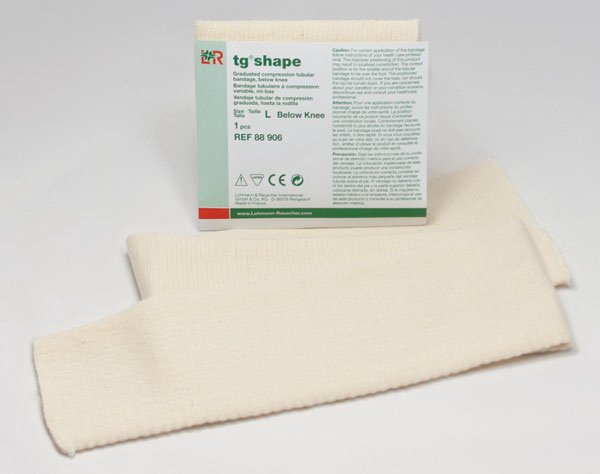 tg shape Elastic Tubular Support Bandage Large Below Knee Standard Compression