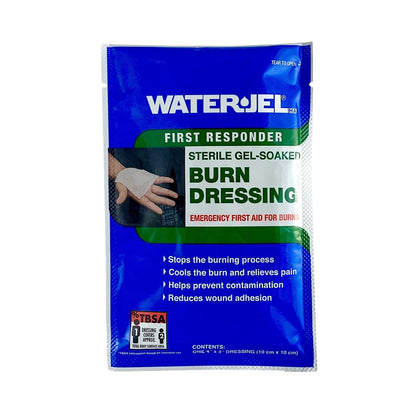 Water-Jel First Responder Hydrogel Burn Dressing 4 x 4 Inch Sterile