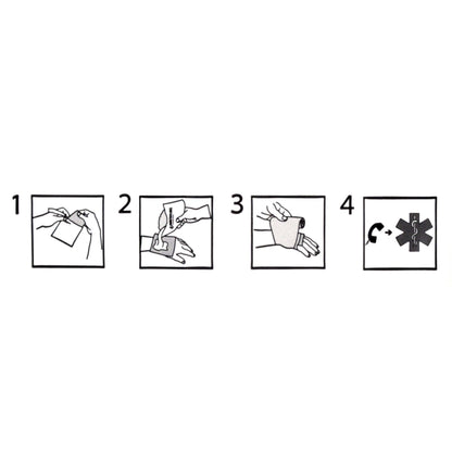 Water-Jel First Responder Hydrogel Burn Dressing 4 x 4 Inch Sterile