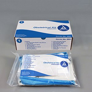 Dynarex Emergency OB Kit – Disposable Sterile Obstetric Delivery Kit for Emergency Use