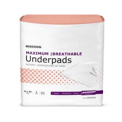 Disposable Underpad  Breathable 24x36