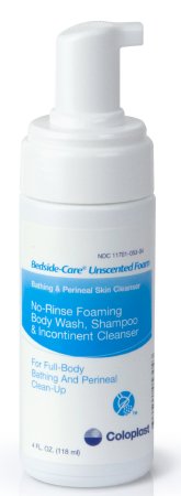 Rinse-Free Shampoo and Body Wash Bedside-Care Spray Bottle Unscented