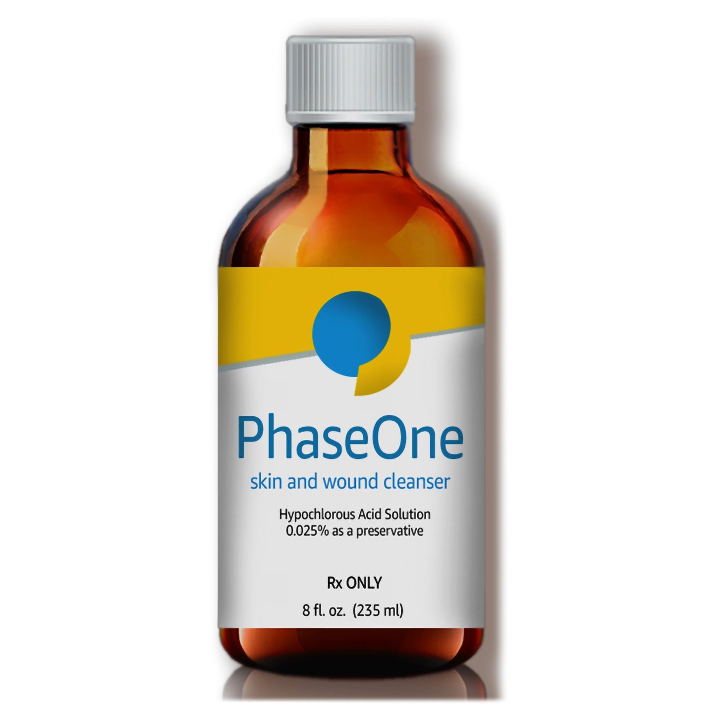PhaseOne Antimicrobial Wound Cleanser 8 oz Twist Cap Bottle
