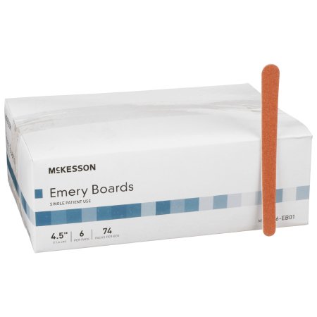 Emery Board McKesson Terra Cotta 4-1/2 Inch