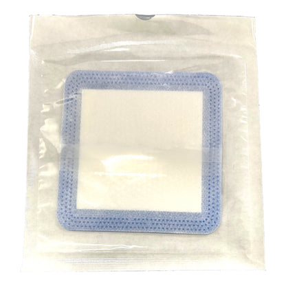 Excel SAP Super Absorbent Dressing 4 x 4 Inch – Silicone Border Rectangle Dressing