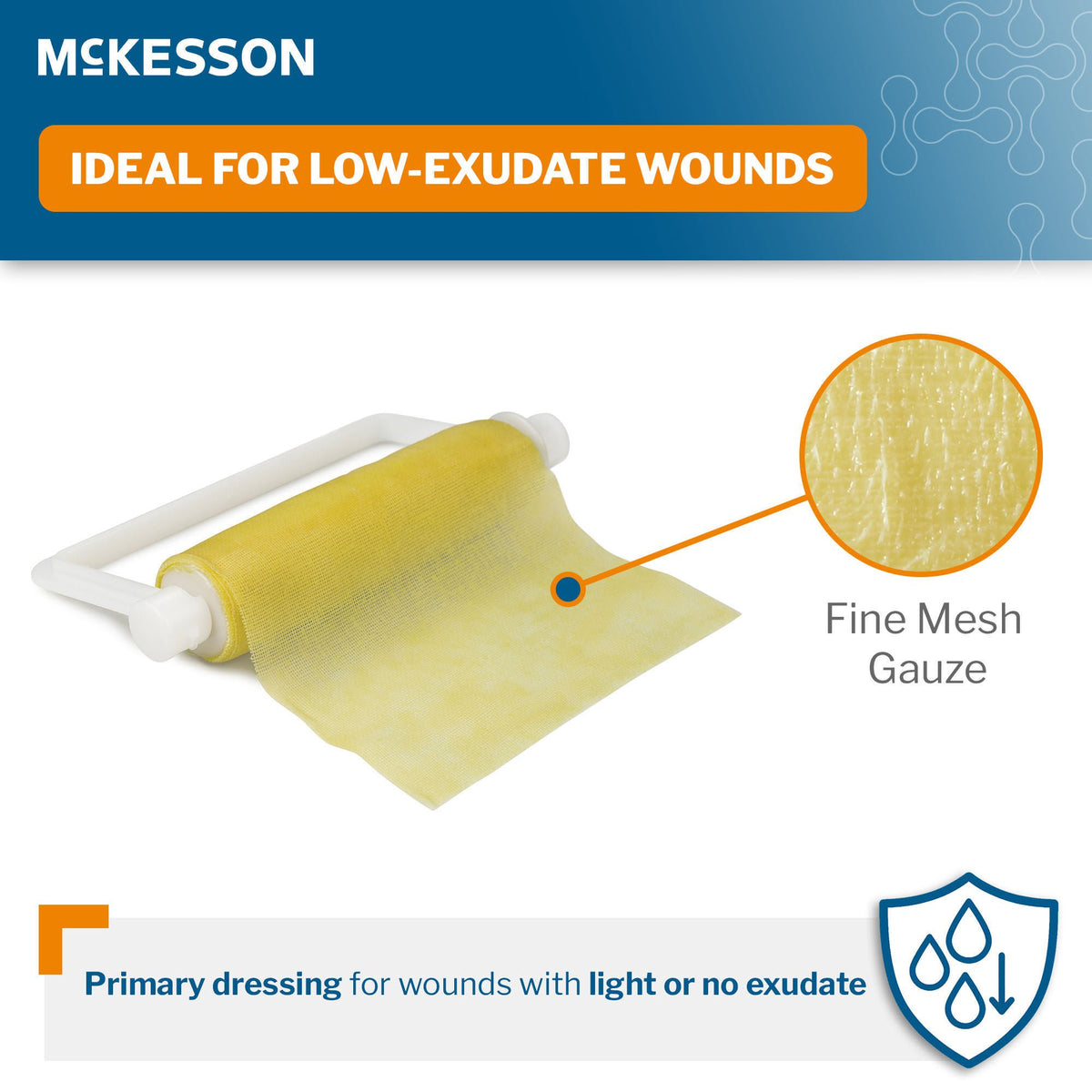 McKesson Xeroform Petrolatum Gauze Dressing Roll 4 Inch x 3 Yard Sterile