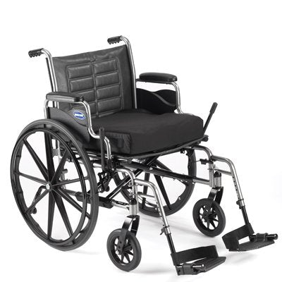 Wheelchair Tracer IV Dual Axle Desk Length Arm Elevating Legrest Midnight Blue Upholstery 22 Inch Seat Width Adult 350 lbs. Weight Capacity