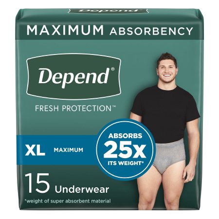 Female Adult Underwear Depend Fresh Protection Waistband