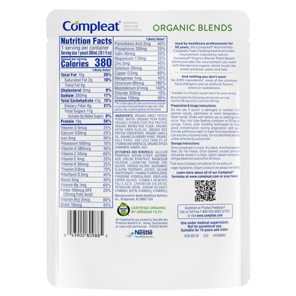 Compleat Organic Blends Oral Supplement Liquid Plant Blend Flavor 10.1 oz Pouch