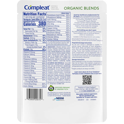 Compleat Organic Blends Oral Supplement Liquid Chicken-Garden Flavor 10.1 oz Pouch