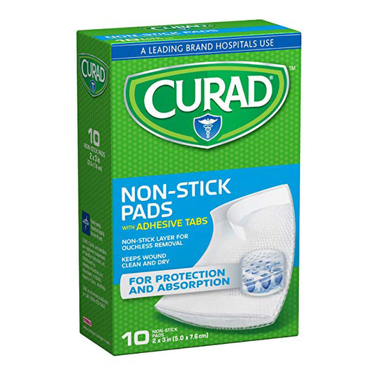 Curad Adhesive Strip 2 x 3 Inch Sterile Fabric Wound Dressing Pad