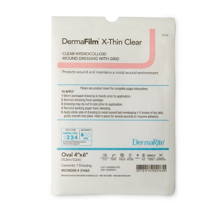 Thin Hydrocolloid Dressing DermaFilm