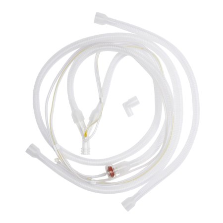 LTV Series Ventilator Circuit Corrugated Tube 72 Inch Tube Dual Limb Pediatric Without Breathing Bag Single Patient Use