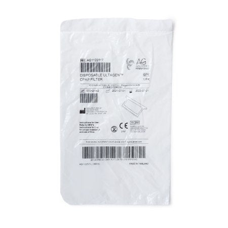 CPAP Filter Respironics Standard Disposable 1 per Pack Blue / White With Frame