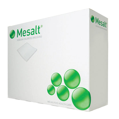 Mesalt Sodium Chloride Impregnated Dressing 8 x 8 Inch (4 x 4 Inch Folded) Sterile Gauze