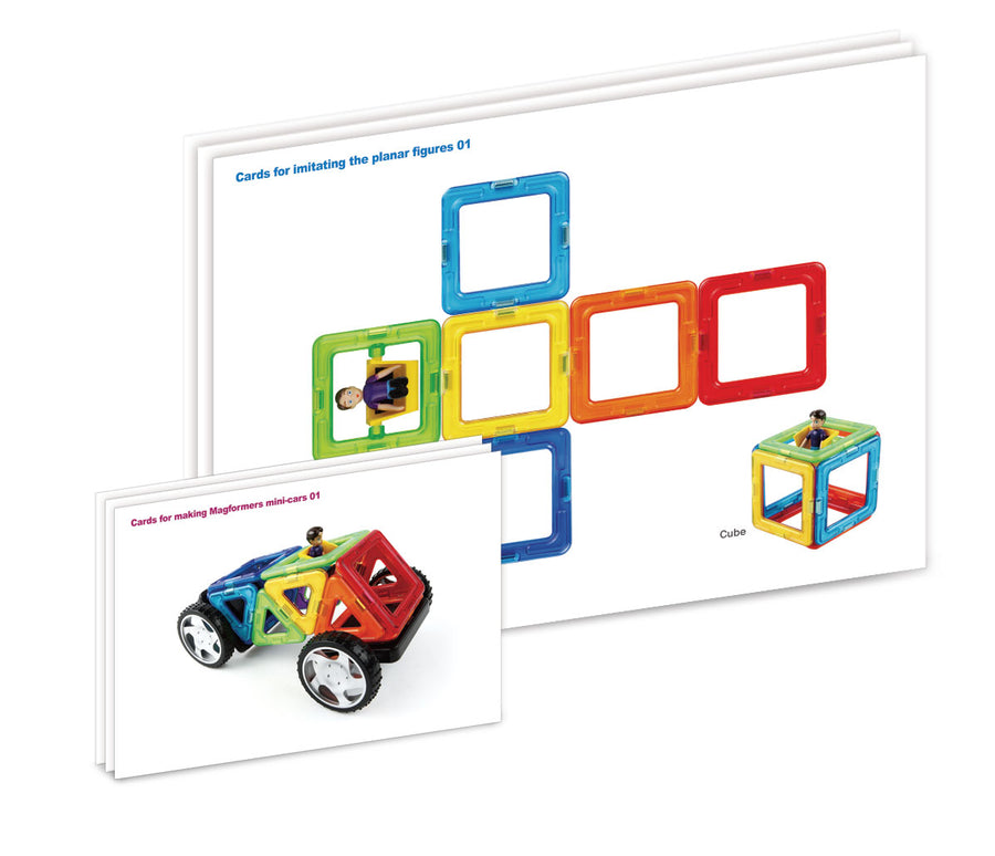 Magformers WOW Set 16-Piece Magnetic Construction Toy – STEM Learning Building Set for Kids 3+