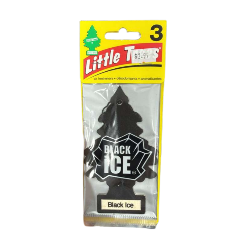 Little Trees Air Freshener – Black Ice (1, 3, or 6-Pack)