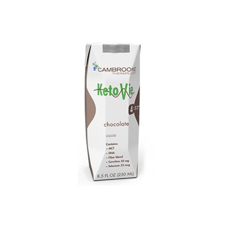 Oral Supplement KetoVie 4:1 Chocolate Flavor Liquid 8.5 oz. Carton