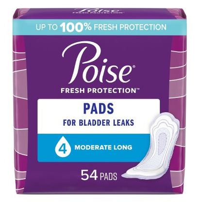 Bladder Control Pad Poise Fresh Protection 10.47 Inch