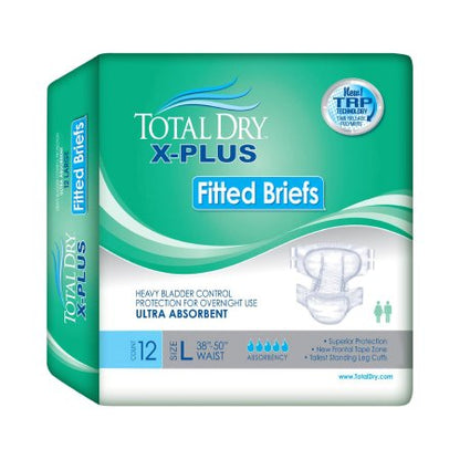 Total Dry X-Plus Unisex Adult Disposable Brief