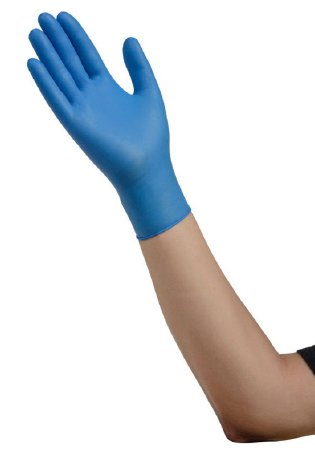 Exam Glove ESTEEM NonSterile Nitrile Standard Cuff Length Micro-Textured Blue Chemo Tested