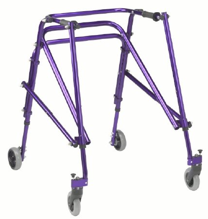 Posterior Walker with Wheels and Seat Adjustable