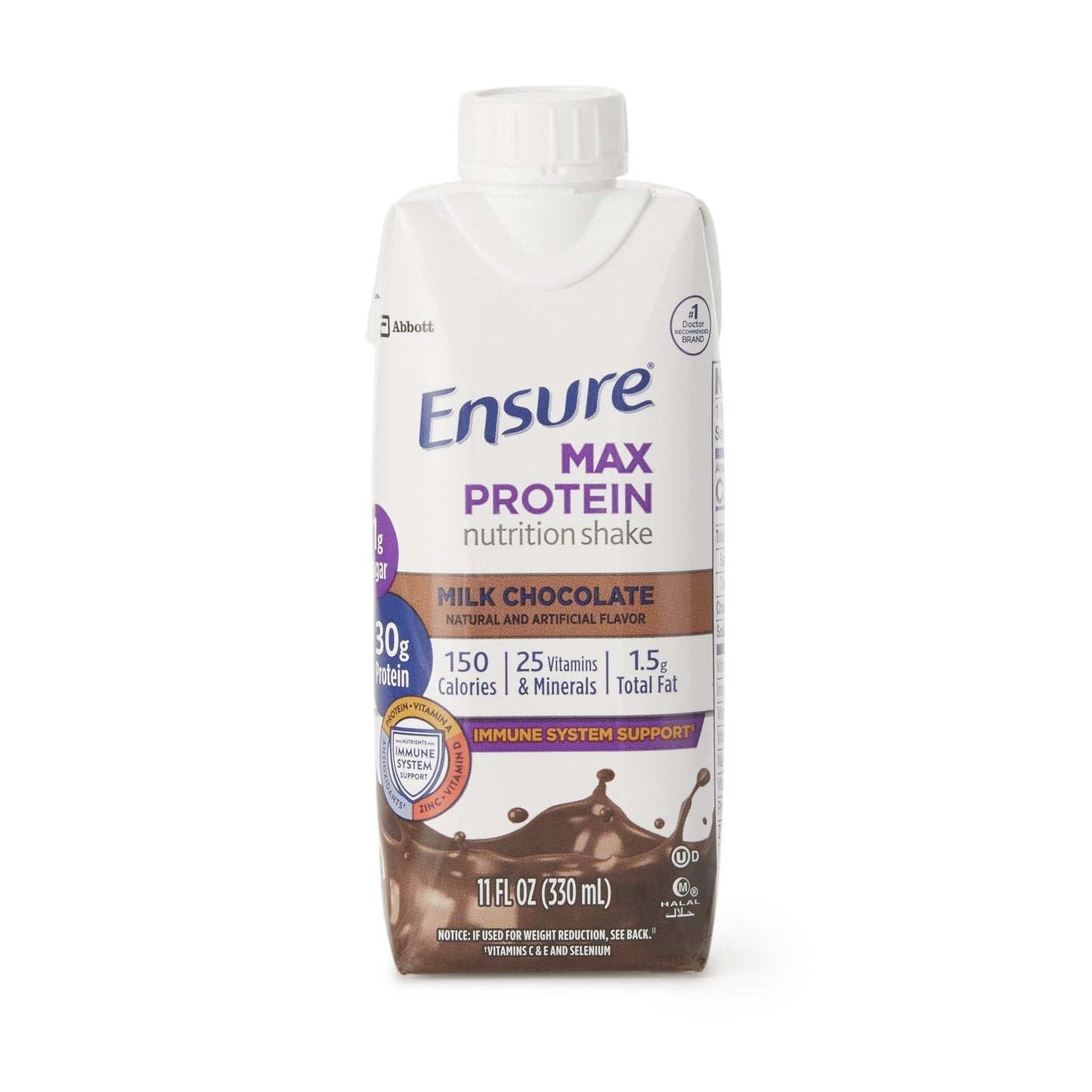 Ensure Max Protein Milk Chocolate Oral Nutritional Supplement 11 oz Reclosable Carton