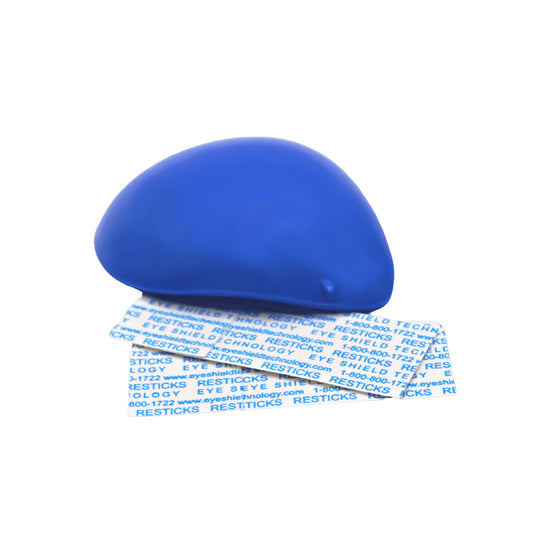 DUOcclude Adhesive Eye Protector – Blue Polycarbonate Eye Shield