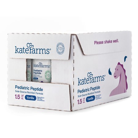 Kate Farms Pediatric Peptide 1.5 Pediatric Oral Supplement Vanilla 8.45 oz Carton
