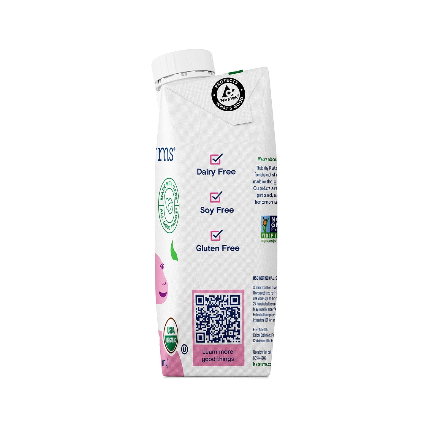 Kate Farms Pediatric Peptide 1.5 Pediatric Oral Supplement Vanilla 8.45 oz Carton