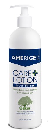 Hand and Body Moisturizer Amerigel Care 16 oz. Pump Bottle Unscented Lotion