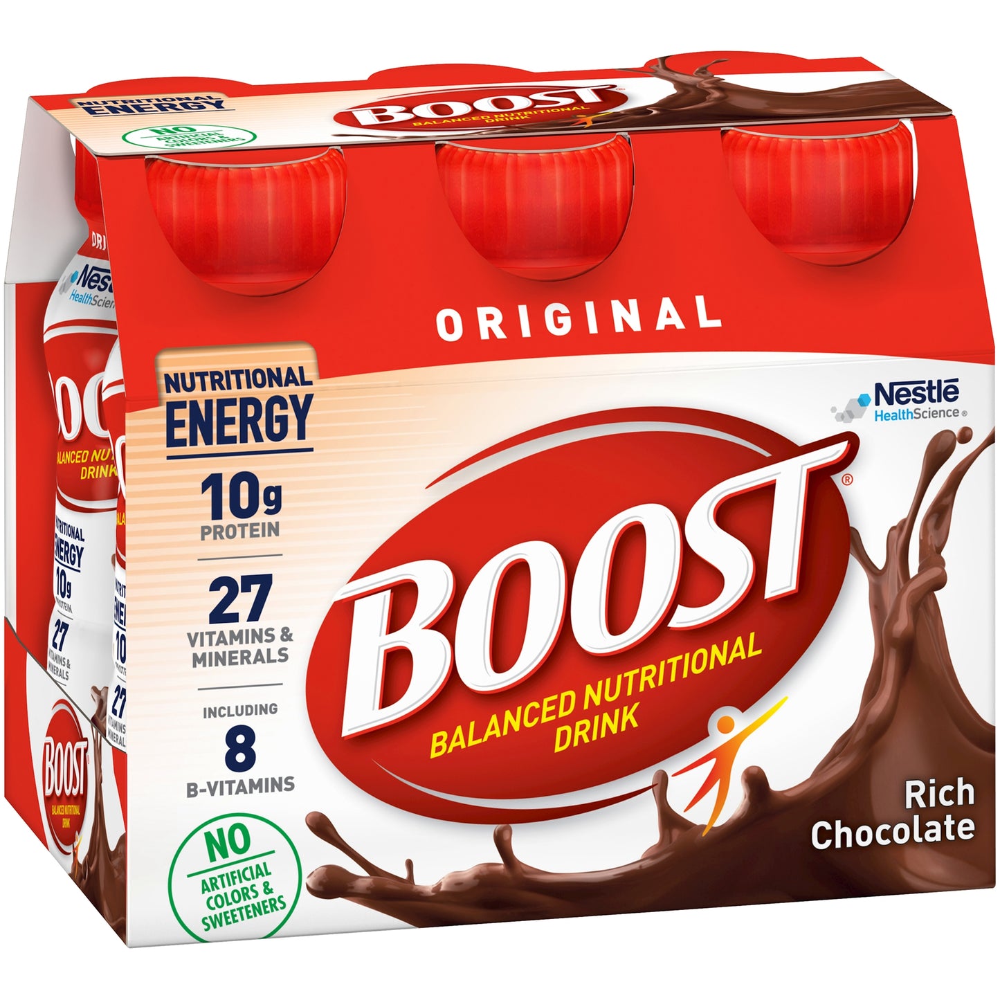 Boost Original Oral Nutritional Supplement Rich Chocolate 8 oz Bottle