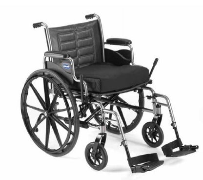 Wheelchair Tracer IV Dual Axle Desk Length Arm Elevating Legrest Midnight Blue Upholstery 22 Inch Seat Width Adult 350 lbs. Weight Capacity