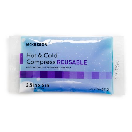 Hot / Cold Pack McKesson General Purpose 2-1/2 X 5 Inch Gel Reusable