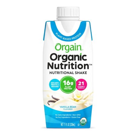 Oral Supplement Organic Nutrition Vegan Vanilla Bean Flavor Liquid 11 oz. Carton