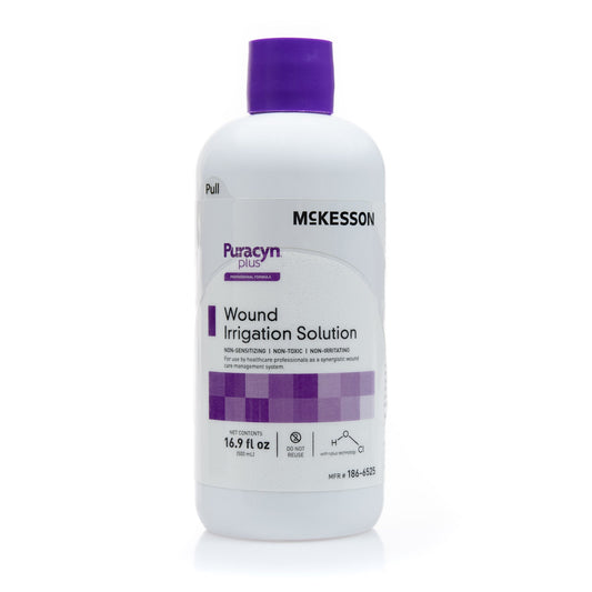 McKesson Puracyn Plus Professional Antimicrobial Wound Cleanser 16.9 oz Spikeable Bottle