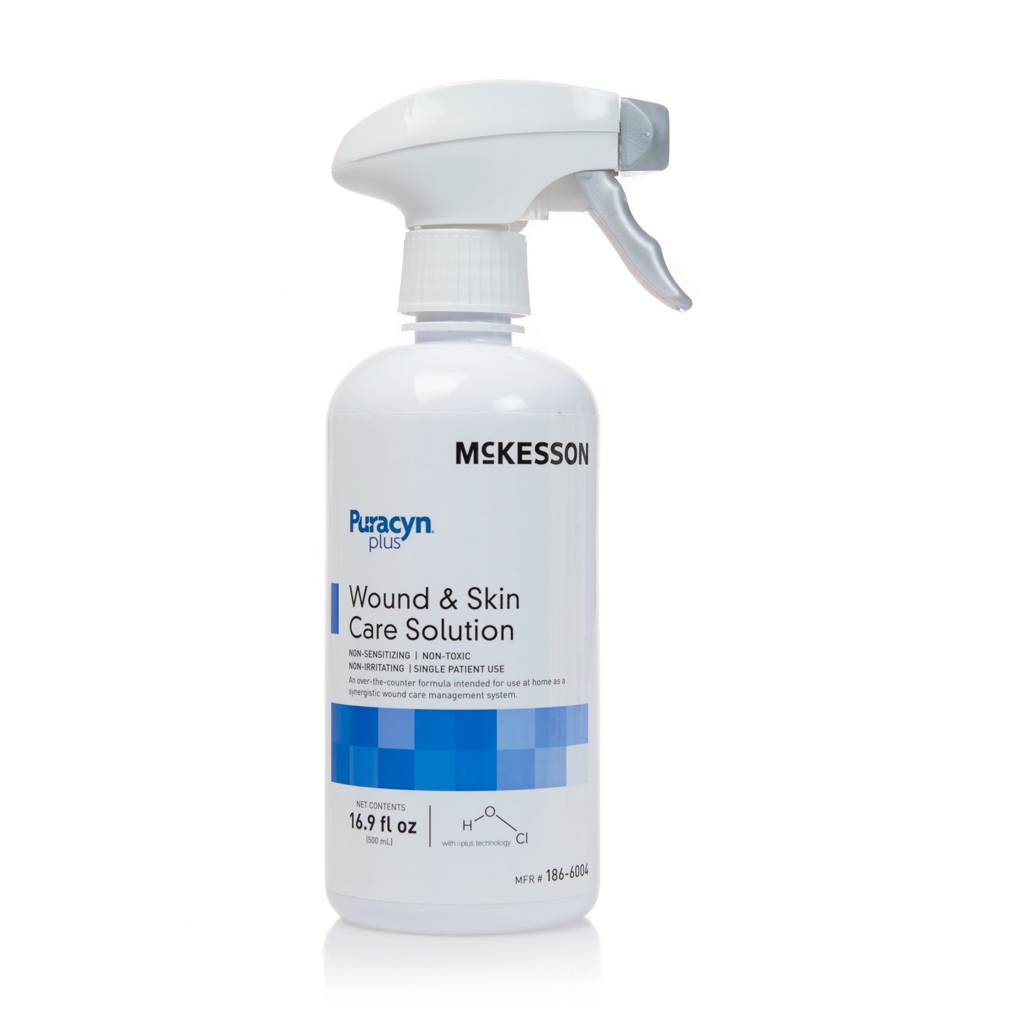 McKesson Puracyn Plus Antimicrobial Wound Cleanser 16.9 oz Spray Bottle (OTC Formula)