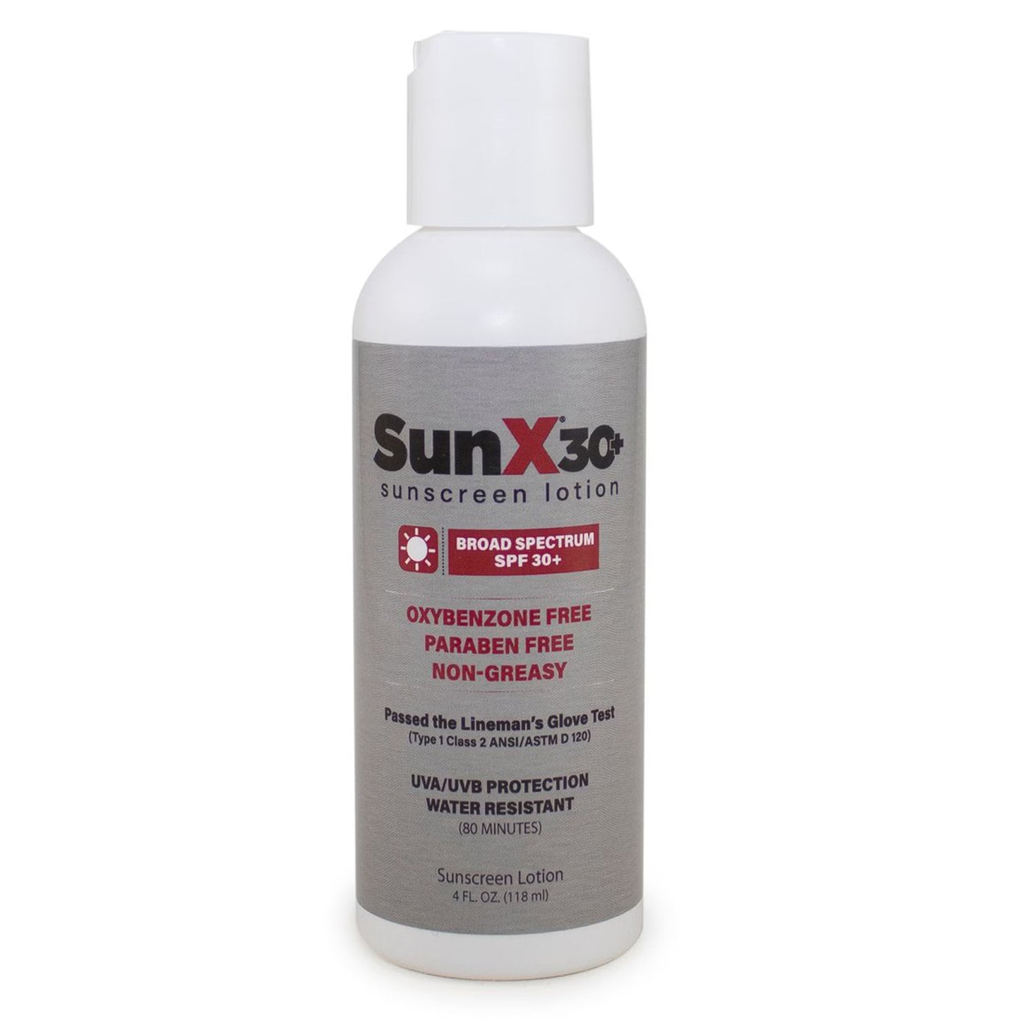 SunX 30+ SPF 30 Broad Spectrum Sunscreen Lotion 4 oz Bottle