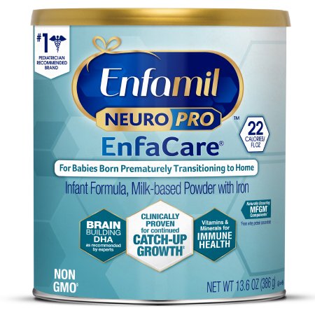 Infant Formula Enfamil NeuroPro EnfaCare Unflavored 13.6 oz. Can Powder Milk-Based Premature