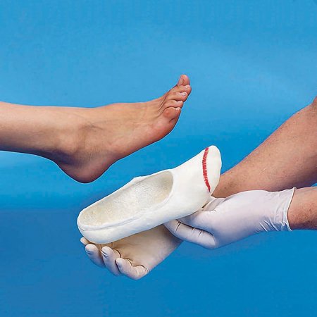 Casting Sock Slipper Polyester / Resin Beige