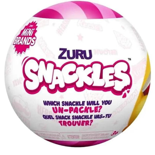 Snackles Mini Brands Small Plush Series 1 – Mystery Capsule Collectible by ZURU