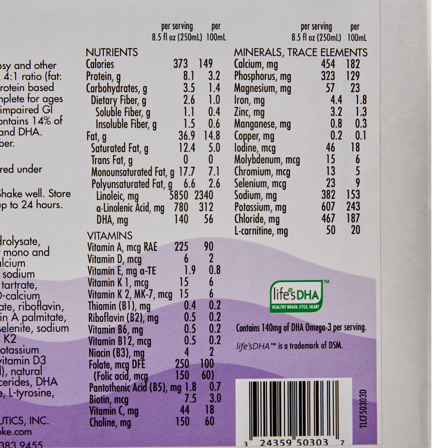 KetoVie Peptide 4:1 Ketogenic Oral Supplement Unflavored 8.5 oz Liquid Carton