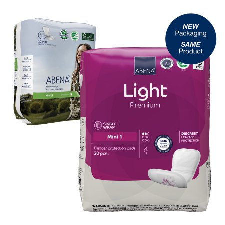 Bladder Control Pad Abena Light Length Light