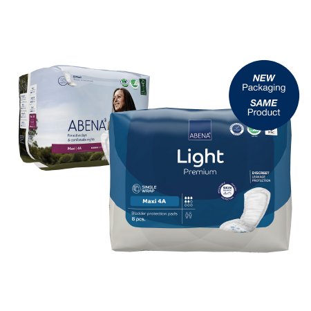 Bladder Control Pad Abena Light Length Moderate