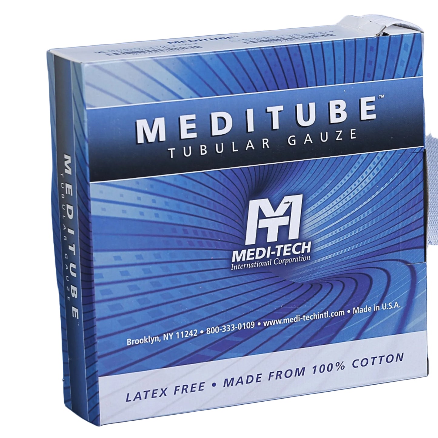 Meditube Tubular Retainer Dressing Size 1 5/8 Inch x 50 Yard – Cotton Retainer for Small Fingers & Toes
