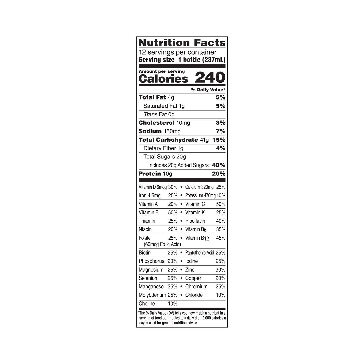 Boost Original Oral Nutritional Supplement Very Vanilla 8 oz Bottle
