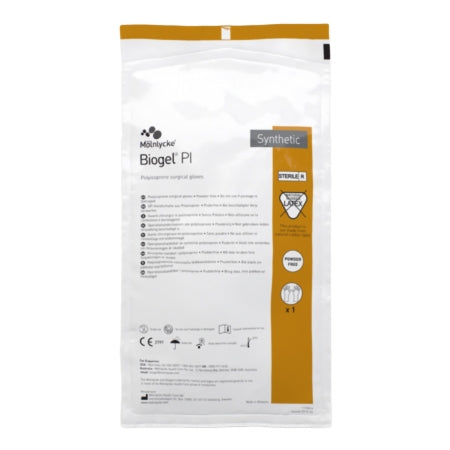 Surgical Glove Biogel PI Sterile Polyisoprene Standard Cuff Length Micro-Textured Ivory Chemo Tested