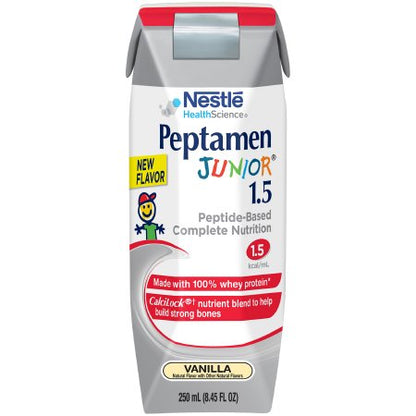 Pediatric Tube Feeding Formula Peptamen Junior 1.5 250 mL Carton Liquid Whey Protein Impaired GI Function